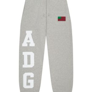 ADG Pan African American Flag Sweatpant Grey