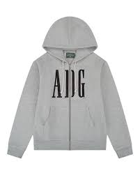 ADG Zip Hoodie Grey