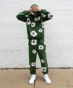 Denim Tears Cotton Wreath Sweatsuit Green