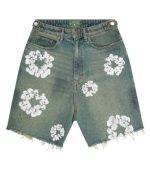 Denim Tears Dirty Wash Wreath Short Light Wash