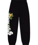 Denim Tears Floral Logo Sweatpant Black