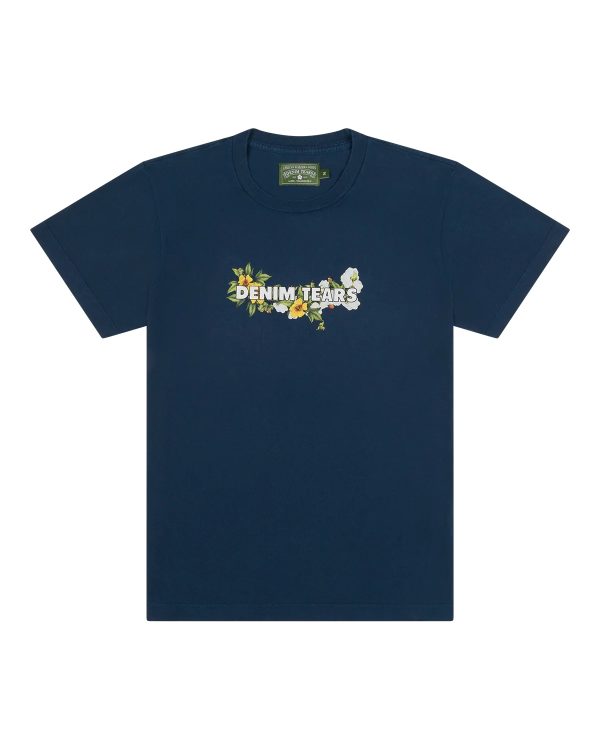 Denim Tears Logo Tee Navy