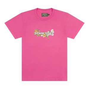 Denim Tears Logo Tee Pink