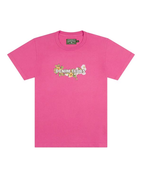 Denim Tears Logo Tee Pink