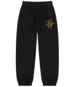 Denim Tears Metallic Gold Script Sweatpant