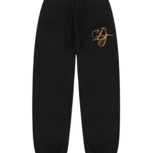 Denim Tears Metallic Gold Script Sweatpant