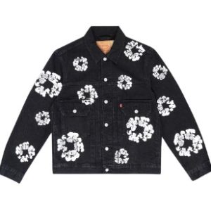 Denim Tears Over Wreath Jacket Black