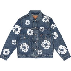 Denim Tears Over Wreath Jacket Dark Wash