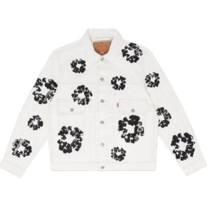 Denim Tears Over Wreath Jacket White