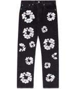 Denim Tears The Cotton Wreath Jean Black