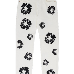 Denim Tears The Cotton Wreath Jean White