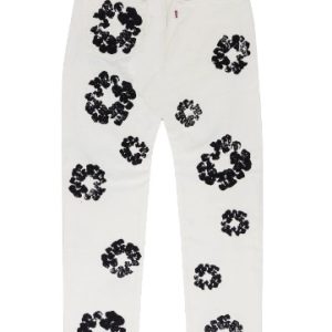 Denim Tears The Cotton Wreath Jean White