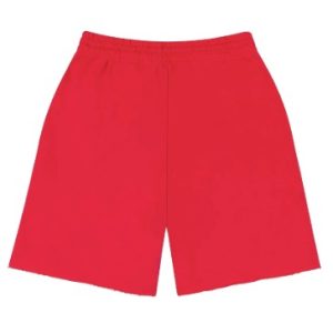 Denim University Sweat Shorts Red