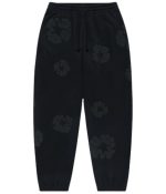 Mono Cotton Wreath Sweatpants Black