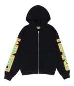 Spring Gardens Zip Hoodie Black