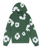 The Cotton Wreath Hoodie Green