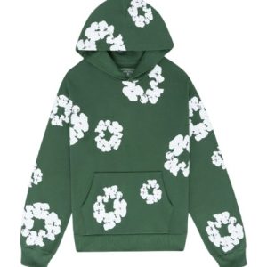 The Cotton Wreath Hoodie Green