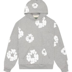 The Cotton Wreath Hoodie Grey