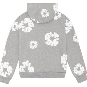 The Cotton Wreath Hoodie Grey