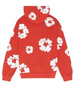 The Cotton Wreath Hoodie Red