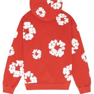 The Cotton Wreath Hoodie Red