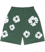 The Cotton Wreath Shorts Green