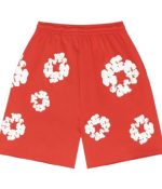 The Cotton Wreath Shorts Red